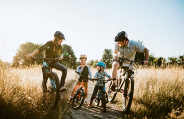 biking family