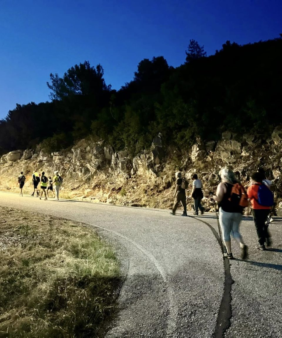 night hiking